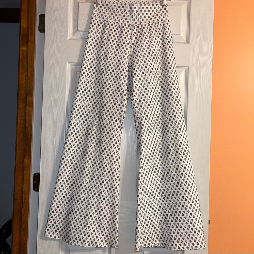 Vamp Stretch High Rise Flare Leg Pants